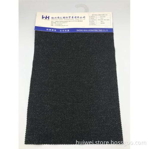 Schwarzer Strick 280GSM R / P / L / SP Doppelseitige Stoffe